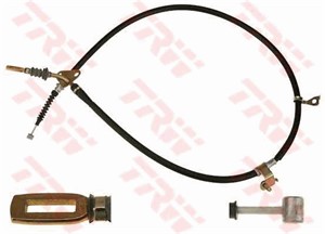 Kabel, parkeringsbremse, Bak, Høyre, MAZDA 323 C IV, 323 F IV, 323 S IV, B455-44-410C, B455-44-410D, B455-44-410E