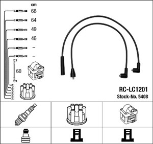 Tennledningssett, LANCIA THEMA, SUZUKI SWIFT I, SWIFT Halvkombi II, SWIFT Sedan II, 33705-51G10, 33705-63B10, 33705-80X51, 33706-83X50
