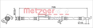 Bremseslange, Framaksel venstre, LEXUS NX, TOYOTA RAV 4 IV, 9094702G86, 90947-02G86