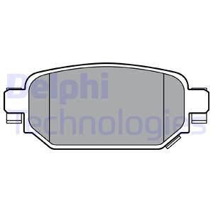 Bremseklosser sett, Bakaksel, MAZDA 3, 3 Sedan, CX-3, BAY02643ZA, D2Y12643Z