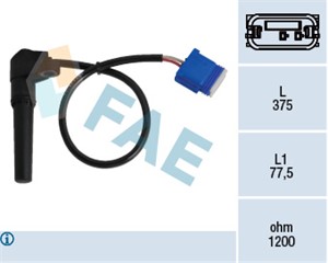 Turtallsensor, automatgir, CITROËN,FIAT,LANCIA,PEUGEOT,RENAULT, 1525JS, 2529 80, 2529.80, 77 00 116 378, 7700116378, 9659634180