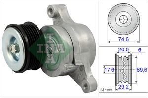 Spennarm, kilerem med ribber, MAZDA 2, 2 Sedan, 3, 3 Sedan, ZJ3815980B, ZJ38-15-980B, ZJ3815980C, ZJ38-15-980C