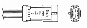 Lambdasonde, RENAULT CLIO II, TWINGO I, TWINGO Skåp/halvkombi I, 77 00 107 434, 7700107434