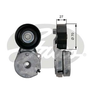 Strammerull, kilerem med ribber, NISSAN QASHQAI / QASHQAI +2 I, QASHQAI / QASHQAI +2 VAN I, 11955ET000, 11955-ET00A, 11955-JD20A, 11955-