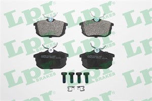 Bremseklosser sett, Bakaksel, MITSUBISHI,PROTON,SMART,VOLVO, 30620770, 30623264, 30630613, 30638455, 30850978, 308509785, 3345678, 33456