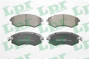 Bremseklosser sett, Framaksel, HYUNDAI ELANTRA III, ELANTRA Sedan III, MATRIX, 581012DA20