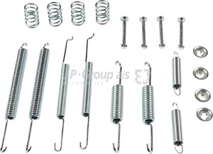 Tilbehørsett, bremsesko, Bakaksel, SEAT,SKODA,VW, 1J0698545, 3A0698545, 608072600