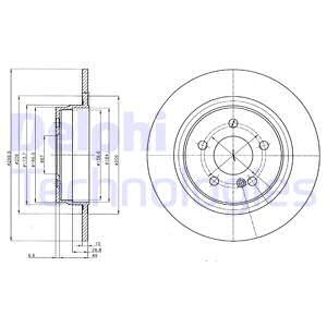 Bremseskive, MERCEDES-BENZ, 204 423 0612, 2044230912, 2044231512, A204 423 0612