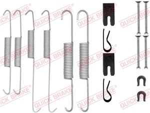 Tilbehørsett, bremsesko, Bakaksel, TOYOTA FORTUNER, HILUX Pick-up VII, HILUX Pick-up VIII