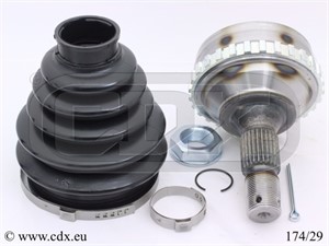 Leddsett, drivaksel, Hjulside, PEUGEOT 306, 306 Break, 306 Cabriolet, 306 Halvkombi, 405 II, 405 Break II