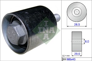 Styrerulle-kilerem tannrem, OPEL,SAAB,VAUXHALL, 55486826, 55568974, 55587030, 56 36 488, 5636488, 6 36 462, 636462