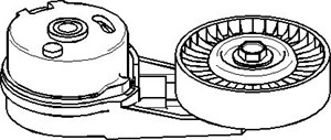 Strammerull, kilerem med ribber, ALFA ROMEO,CHEVROLET,FIAT,OPEL,VAUXHALL, 06 14 533, 24430296, 6 14 533, 71739304