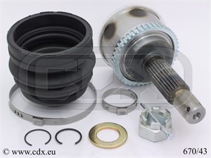 Leddsett, drivaksel, Hjulside, MITSUBISHI COLT IV, COLT V, LANCER V, LANCER VI