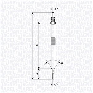 Glødeplugg, SSANGYONG ACTYON I, ACTYON SPORTS I, KYRON, REXTON / REXTON II, RODIUS I, 664 159 00 01, 664 159 01 01, 665 159 00 01, 665 1