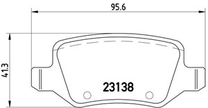 Bremseklosser sett, MERCEDES-BENZ A-KLASS [W168], VANEO [414], 1684200420, 4144200120, A1684200420, A4144200120