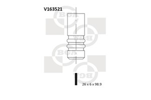 Utløpsventil, SEAT AROSA, VW LUPO I, POLO, 030109611S, 30109611S