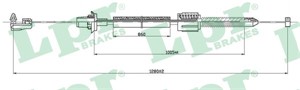 Gasskabel, RENAULT CLIO I, 7700814767