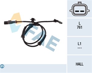 Sensor, hjulturtall, Framaksel, RENAULT KANGOO / GRAND KANGOO II, KANGOO BE BOP, KANGOO Express, 415 905 29 00, 47 91 098 60R, 82 00 441
