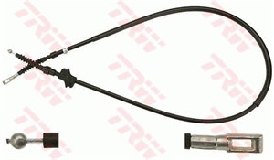Kabel, parkeringsbremse, Bak, Venstre, AUDI 80 B3 Sedan, 80 B4 Sedan, 90 B3, CABRIOLET B3, COUPE B2, COUPE B3, 893 609 721 F
