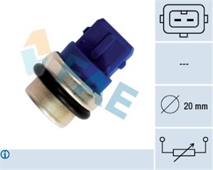 Sensor, kjølemiddeltemperatur, AUDI,FORD,SEAT,SKODA,VW, 025 906 041 A, 07 58 481, 07 58 486, 07 58 492, 07 58 770, 07 58 771, 090465706,