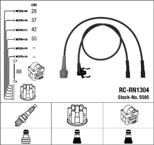 Tennledningssett, RENAULT LAGUNA I, 7700106221