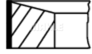 Stempelringsett, FIAT,IVECO, 00000500054821, 0000500054821, 500054821