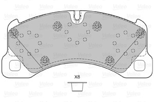 Bremseklosser sett, Framaksel, PORSCHE CAYENNE, MACAN, PANAMERA, VW TOUAREG, 7L0698151K, 7L0698151L, 7L0698151M, 7L0698151N, 7P0698151B,
