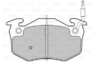 Bremseklosser sett, Bakaksel, Framaksel, CITROËN BX, BX Break, VISA, 6000008125, 6000008304, 95589273, 95624484