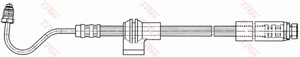 Bremseslange, Bakaksel, Venstre, FORD FIESTA V, 1333956, 4N11-2282-AA