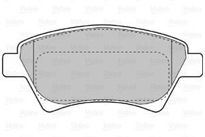 Bremseklosser sett, Framaksel, RENAULT, 410601241R, 410608713R, 7701207672, 7701208122, 7701209444, 7701209697