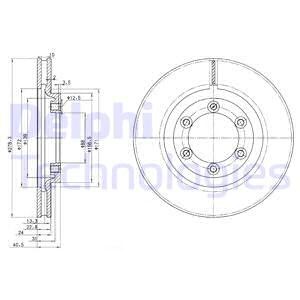 Bremseskive, Framaksel, DAEWOO,SSANGYONG, 41440-05010, 41441-05000, 41441-05100, 41441-05110, 41441-06210, 41441-06211