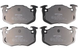 Bremseklosser sett, Framaksel, RENAULT TWINGO I, TWINGO Skåp/halvkombi I, 7701202227, 7701202517, 7701203842, 7701205277