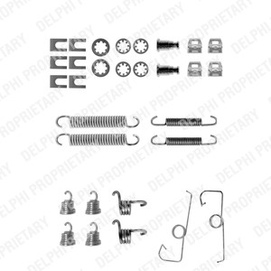 Tilbehørsett, bremsesko, Bakaksel, ALFA ROMEO,CITROËN,PEUGEOT,RENAULT,TALBOT, 4308.11, 95614553