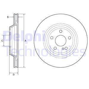Bremseskive, Bakaksel, MERCEDES-BENZ SL [R231], 0004231412, 2314230412