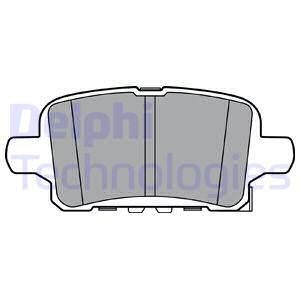 Bremseklosser sett, Bakaksel, OPEL,VAUXHALL, 13517515