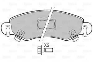 Bremseklosser sett, Framaksel, SUZUKI WAGON R Halvkombi, WAGON R+ Halvkombi, 1605976, 4704578, 4706748, 4706835, 5581083E00, 55810-83E00