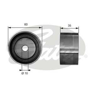 Styrerulle-kilerem tannrem, HYUNDAI,KIA, 24450-37100, 24450-37120, 2484037110, 2484037120