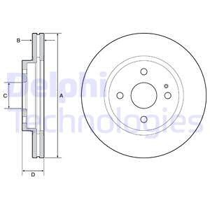 Bremseskive, Framaksel, MAZDA 2, MX-5 IV, MX-5 RF Targa, D09T33251, DA6A33251A, DA7R33251