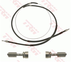 Kabel, parkeringsbremse, Bak, Bakre venstre, Høyre bak, Høyre, Venstre, CITROËN,FIAT,PEUGEOT, 1330058080, 4745 V2
