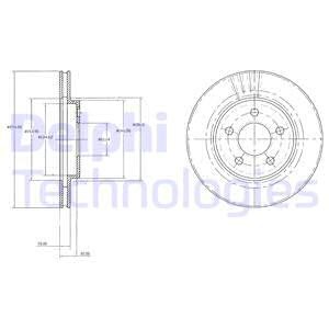 Bremseskive, Framaksel, CHRYSLER,DODGE,PLYMOUTH, 4313633, 4383968, 4509552, 4509718