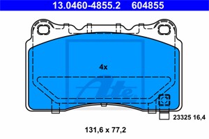 Bremseklosser sett, Framaksel, OPEL ASTRA J GTC, INSIGNIA A, INSIGNIA A Sedan, INSIGNIA A Sports Tourer, 13329562, 13411116, 16 05 100,
