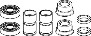 Reparasjonssett, bremseklave, Framaksel, OPEL,VAUXHALL, 03487272, 16 05 534