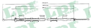 Kabel, parkeringsbremse, Bak, Venstre, FIAT DOBLO Skåp/stor limousine, 51750481