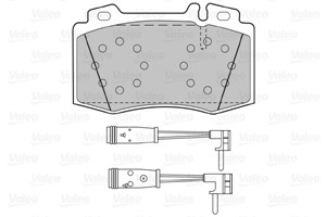 Bremseklosser sett, Framaksel, MERCEDES-BENZ, 0034205820, 0044200520, 0044209020, 0064203220, 34205820, 44200520, 44209020, 64203220