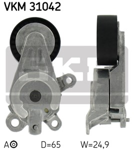 Strammerull, kilerem med ribber, Senter høyre, Øvre venstre, Senter, Øvre, AUDI,SEAT,SKODA,VW, 6Q0 145 299 A, 6Q0 145 299