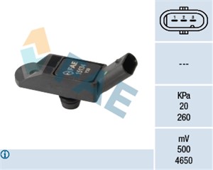 Sensor, sugerørtrykk, BMW,CITROËN,DS,MINI,PEUGEOT, 13 62 7 599 907, 1922 W0, 1922.W0, 3648776, 96 778 357 8A, 96.778.357.8A, V7 599 907