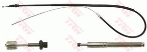 Kabel, parkeringsbremse, Bak, Høyre, Venstre, VW GOLF II, GOLF Van II, JETTA II, 191 609 721 A