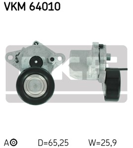 Strammerull, kilerem med ribber, Senter, HYUNDAI,KIA, 25281-2A000, 25281-2A100, 25281-2A150, 25281-2A200