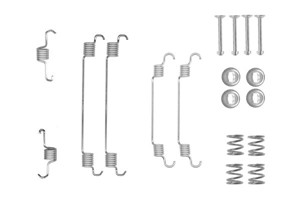 Tilbehørsett, bremsesko, Bakaksel, CITROËN C1, C1 II, PEUGEOT 107, 108, SUZUKI SWIFT III, TOYOTA AYGO, YARIS, 049420D010, 4308 70