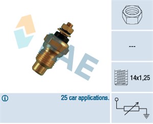 Kjølevæsketemperatursensor, CITROËN C25 Buss, C25 Skåp, RENAULT 11, 11 Skåp/halvkombi, 9, 0242.20, 0521548200, 2330050150, 77 00 767 336